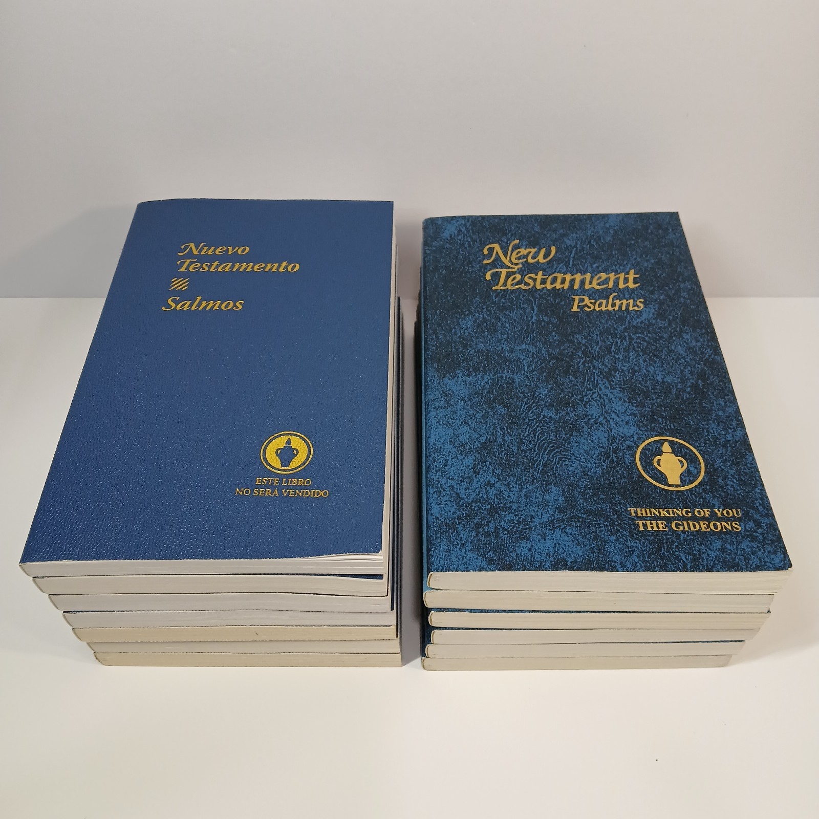 Lot of 13 New Testament Psalms KJV ESV Spanish Large Print Softcover 8.25 x 5.25
