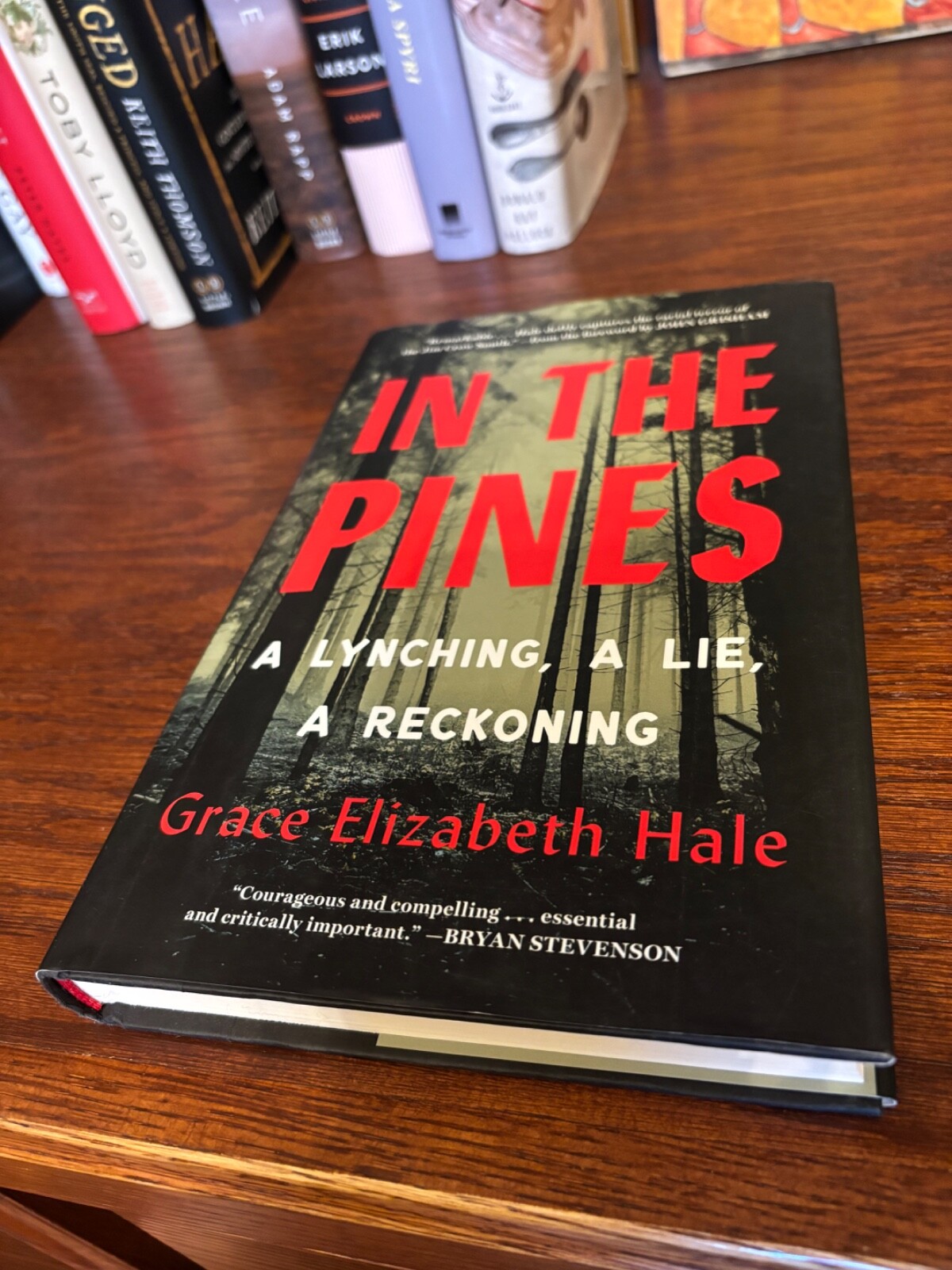 In the Pines. Grace Elizabeth Hale. Signed 1st HC Ptg LB 2023. Near Fine +