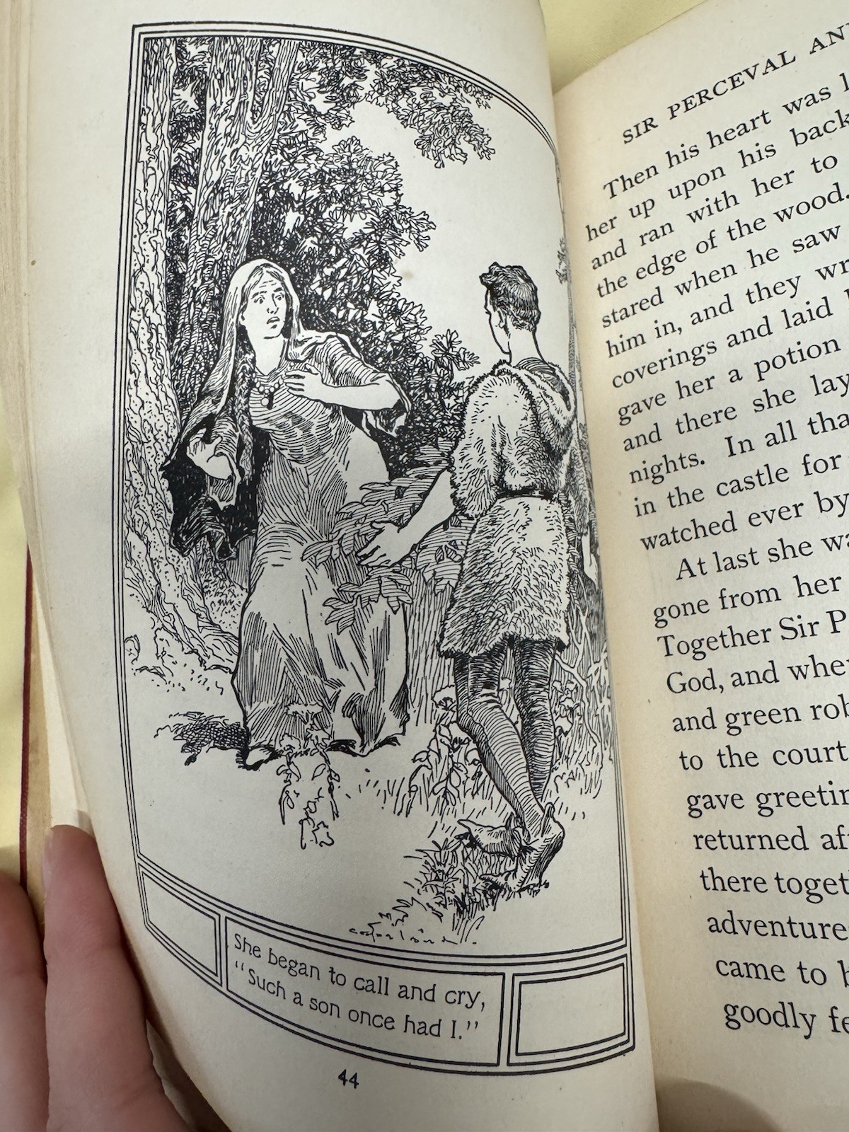 Page, Esquire And Knight – Rare Antique Children’s Book 1910 Library Stamp