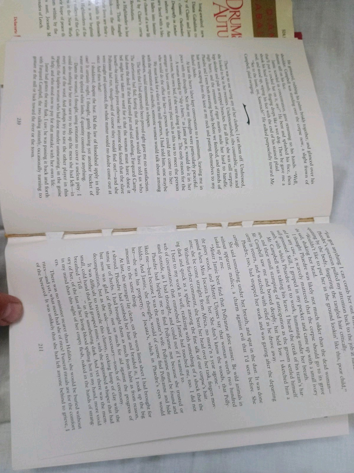 Diana Gabaldon Drums of Autumn Hardcover 1st / 4th Print