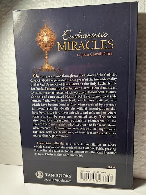 Eucharistic Miracles BRAND NEW by Joan Carroll Cruz $8.00