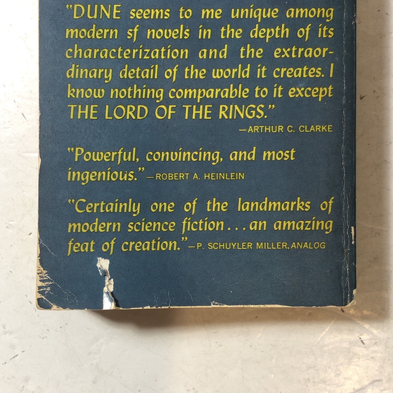 Dune by Frank Herbert 1965 Ace 17261 $1.25 1st Print paperback edition