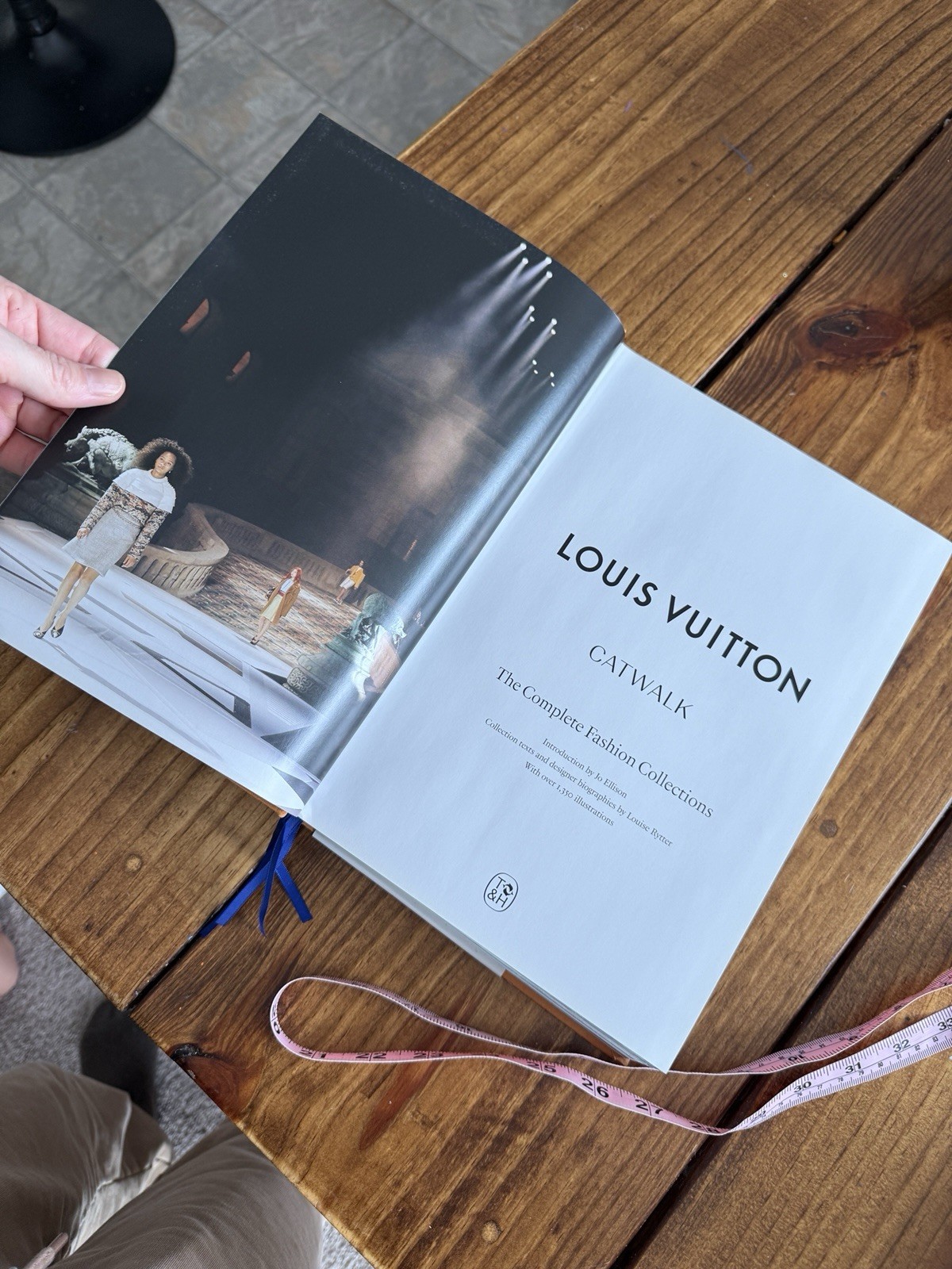 Louis Vuitton Catwalk Hardcover Book Thames & Hudson Table Decor