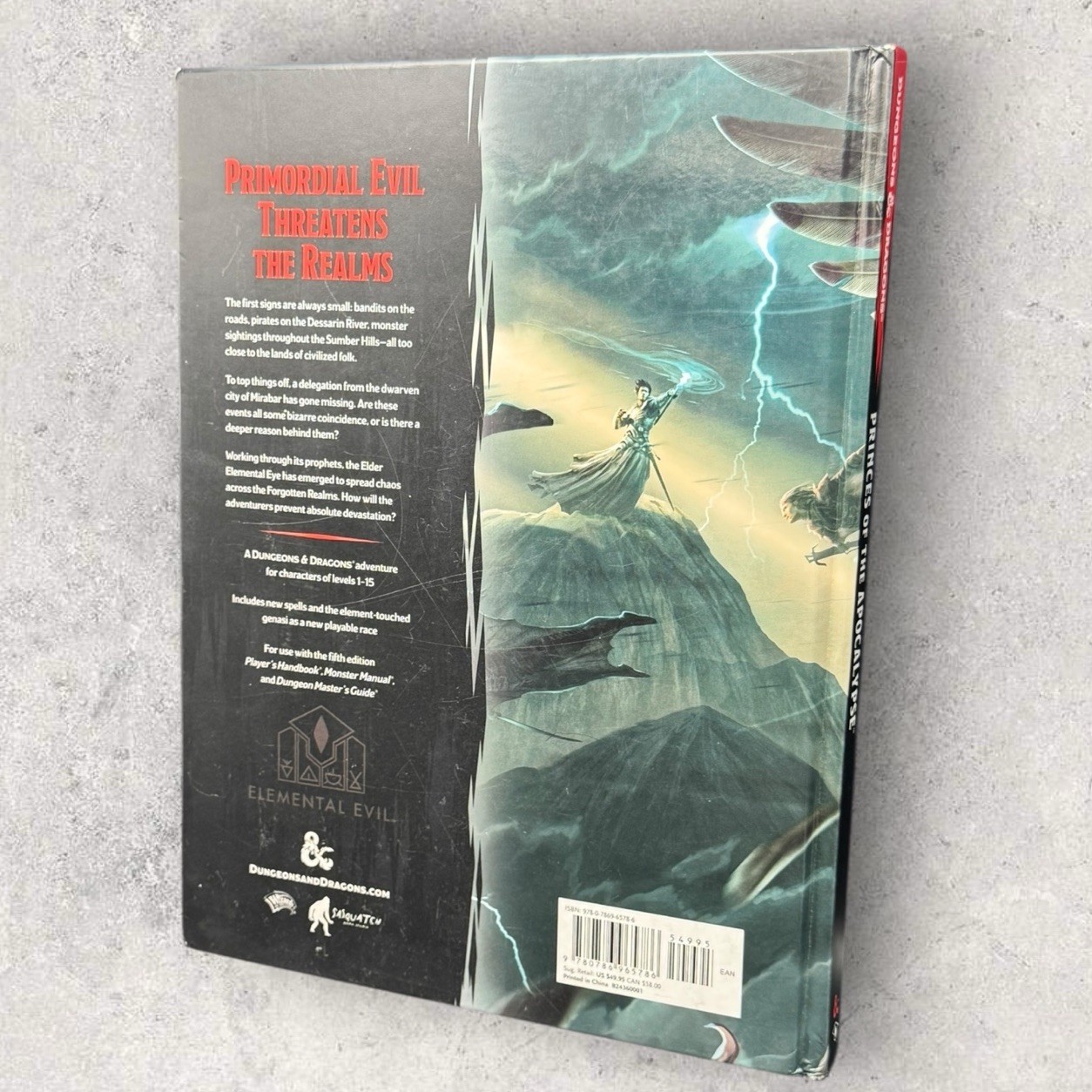 Princes of the Apocalypse (D&D Accessory) – Hardcover By Wizards RPG Team – GOOD