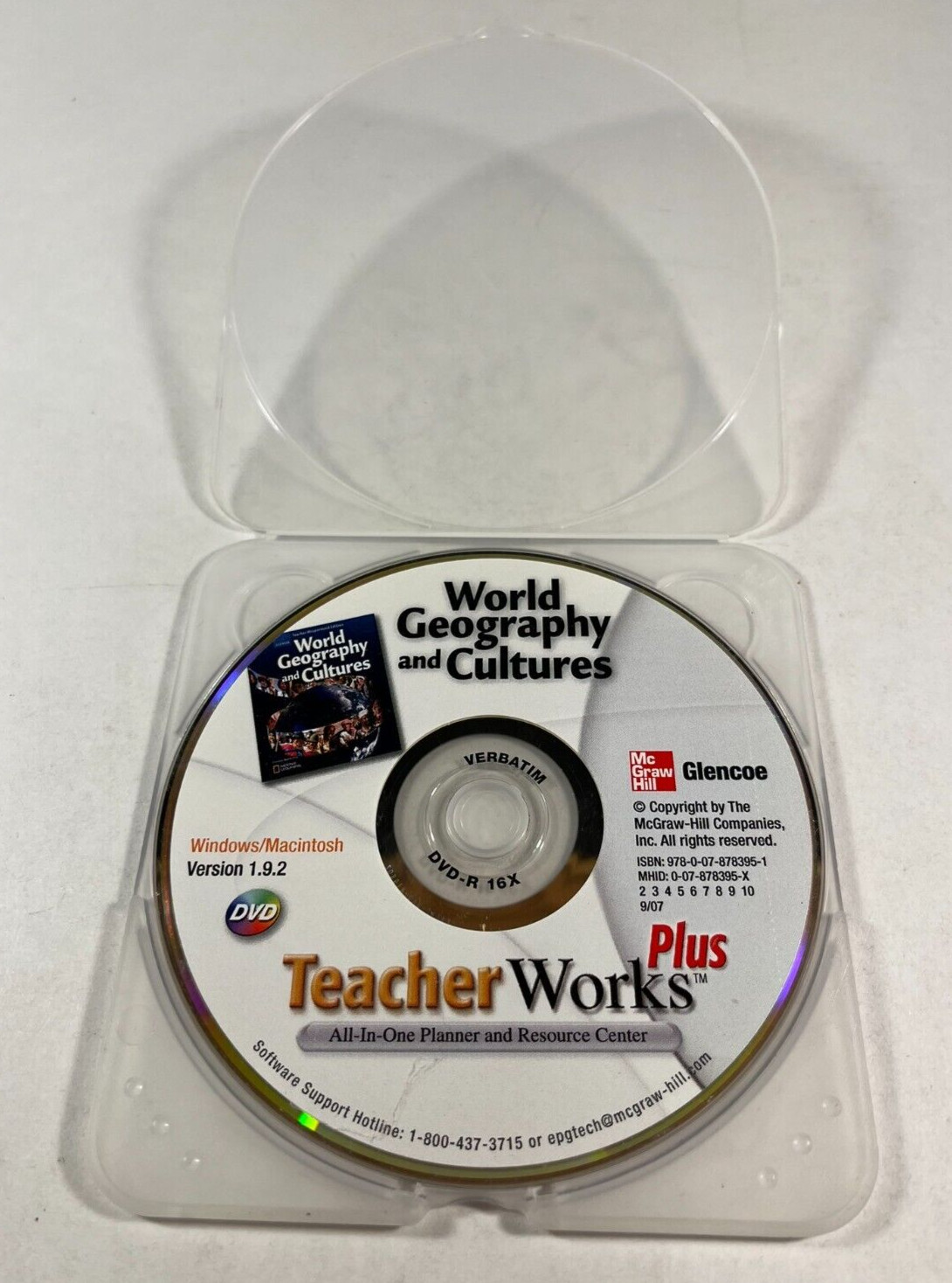 World Geography and Cultures, Studentworks & TeacherWorks Plus DVD’S 2007