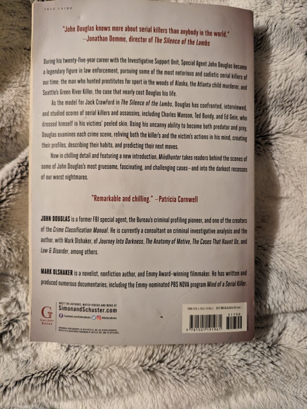 Mindhunter: Inside the FBI’s Elite Serial Crime Unit – Paperback