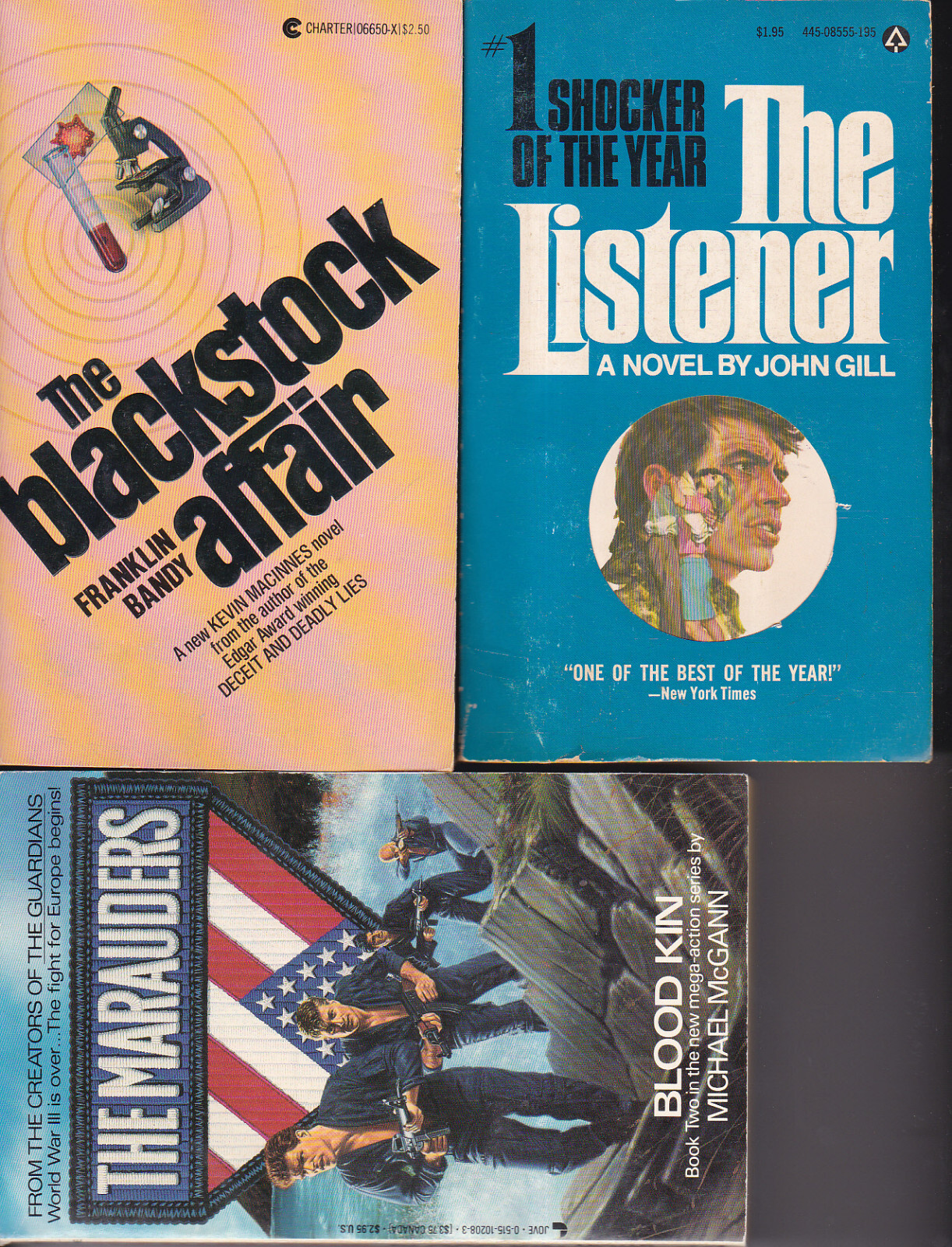 SPY PRIVATE EYE ESPIONAGE LOT – 14 PBs VG-Fine – Toff, James Bond, Ellery Queen