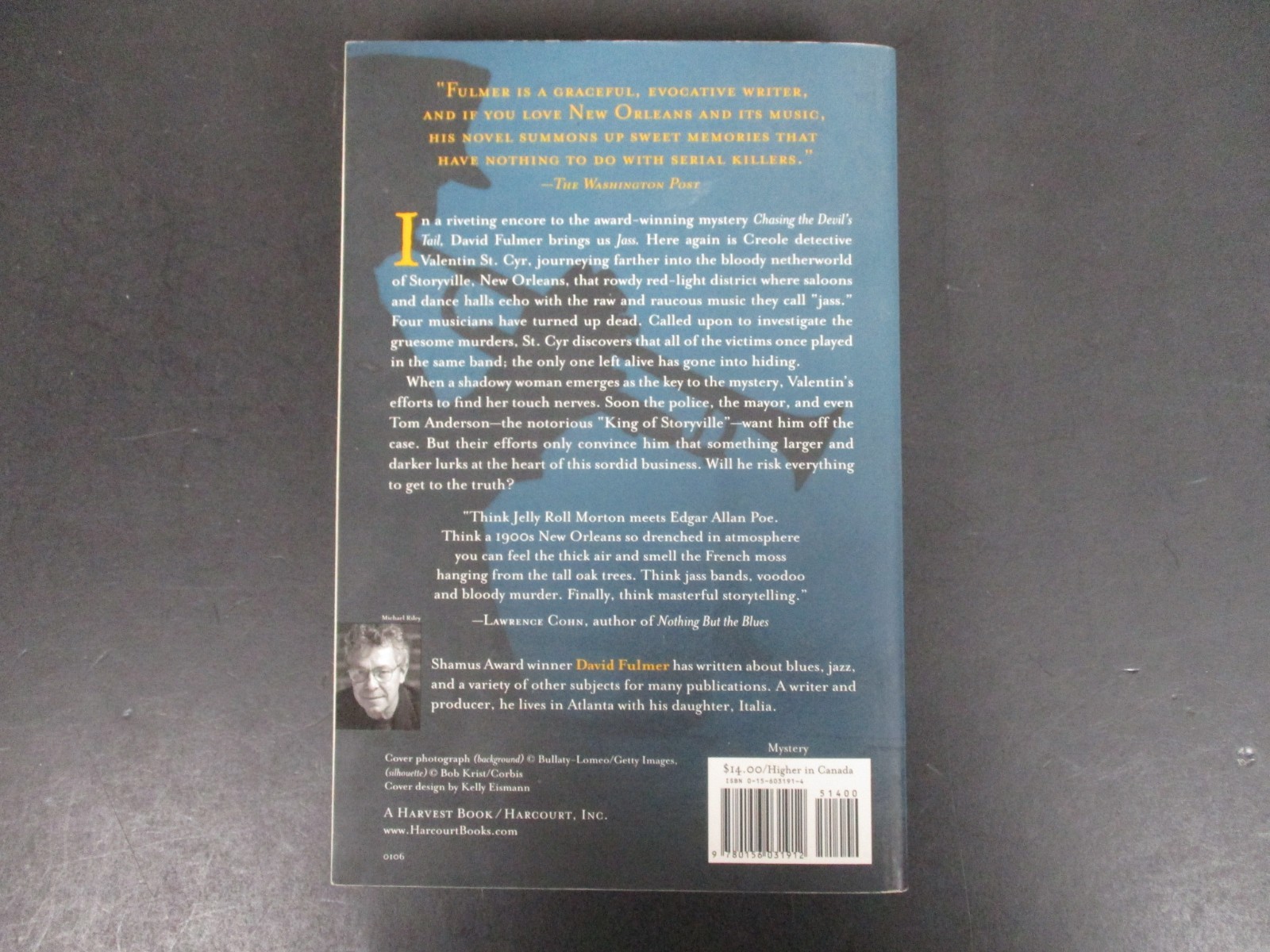 Jass by David Fulmer (2006, Trade Paperback)