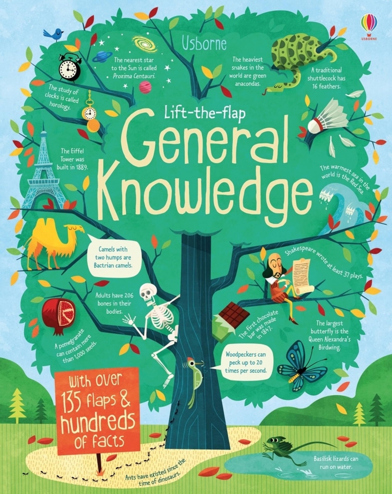 Lift-the-Flap General Knowledge: 135+ Fascinating Facts About Science, Histo…