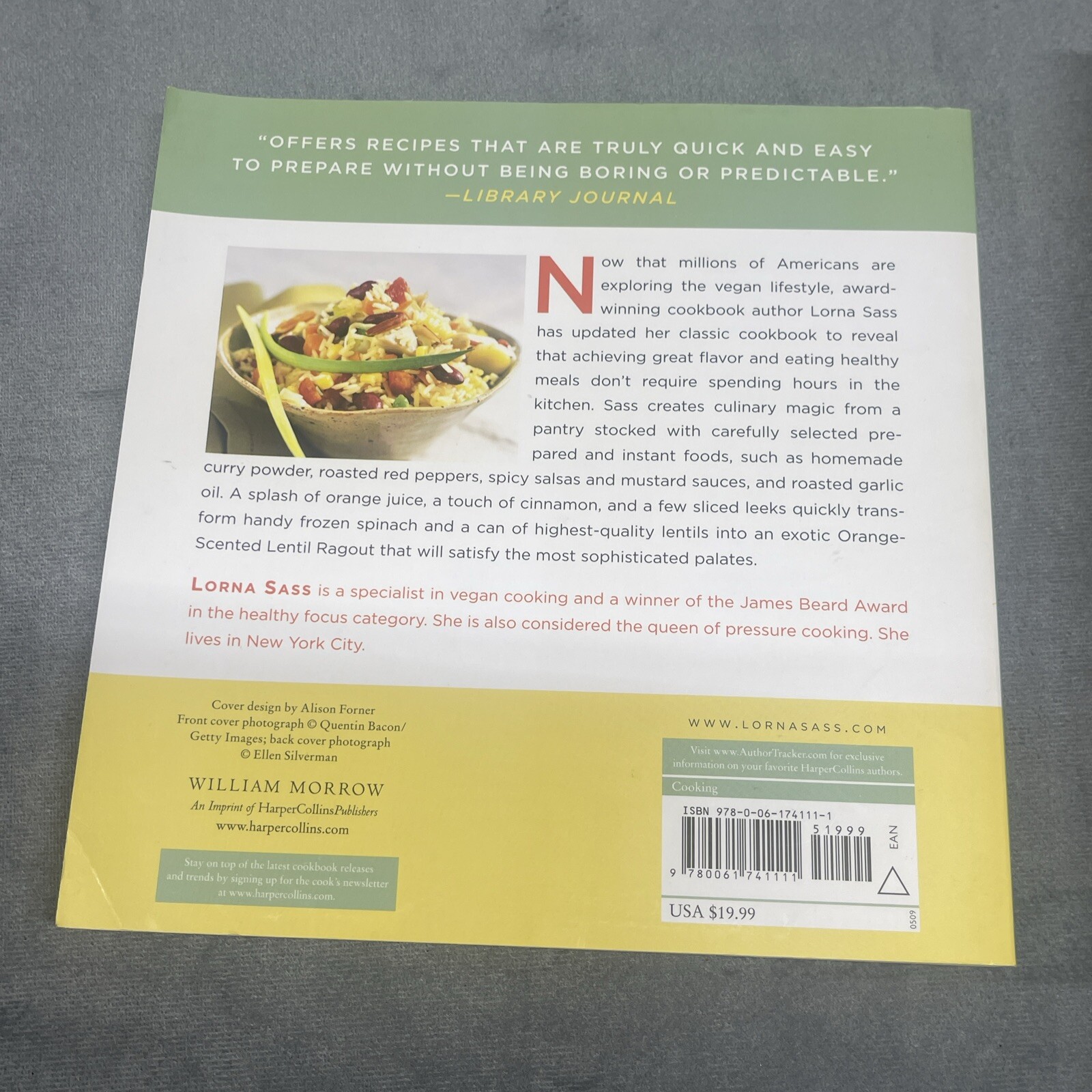 Vegan & Vegetarian Book Lot Lorna Sass’ Complete Vegetarian Kitchen & Short-Cut