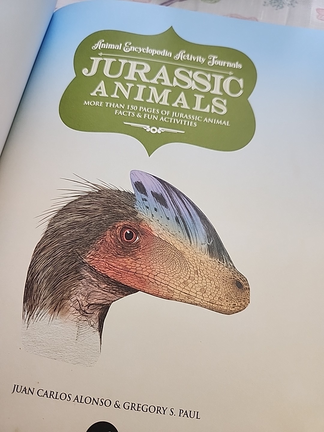 Jurassic Animal Encyclopedia Activity Journal Includes Stickers and Poster