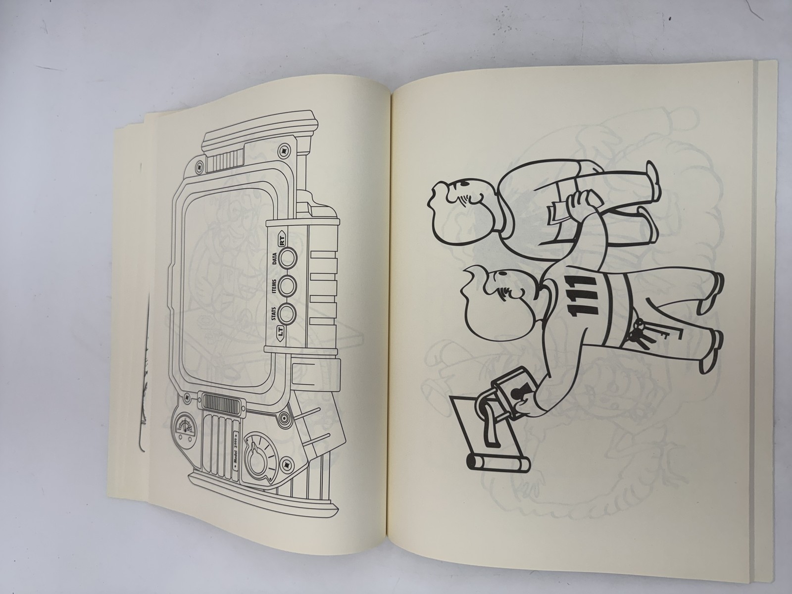 Fallout Coloring Book Bethesda ThinkGeek Video Game Art Vault-Tec Sci-Fi