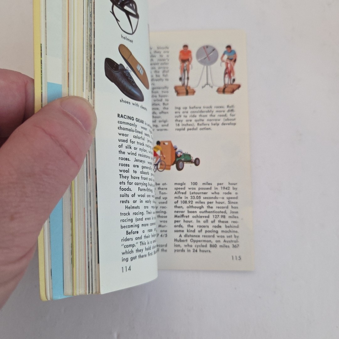 Bicycling: A Golden Guide Book PB ~1972 Small Golden Press 🚲 1st Print