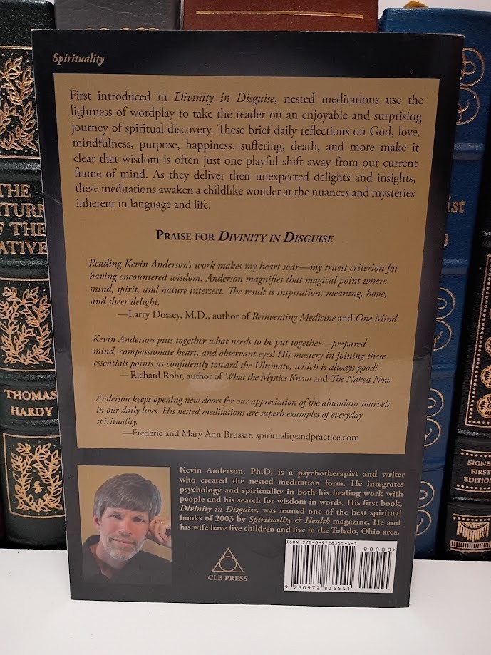 Now is Where God Lives Kevin Anderson Nested Meditations Richard Rohr Blurb VG+