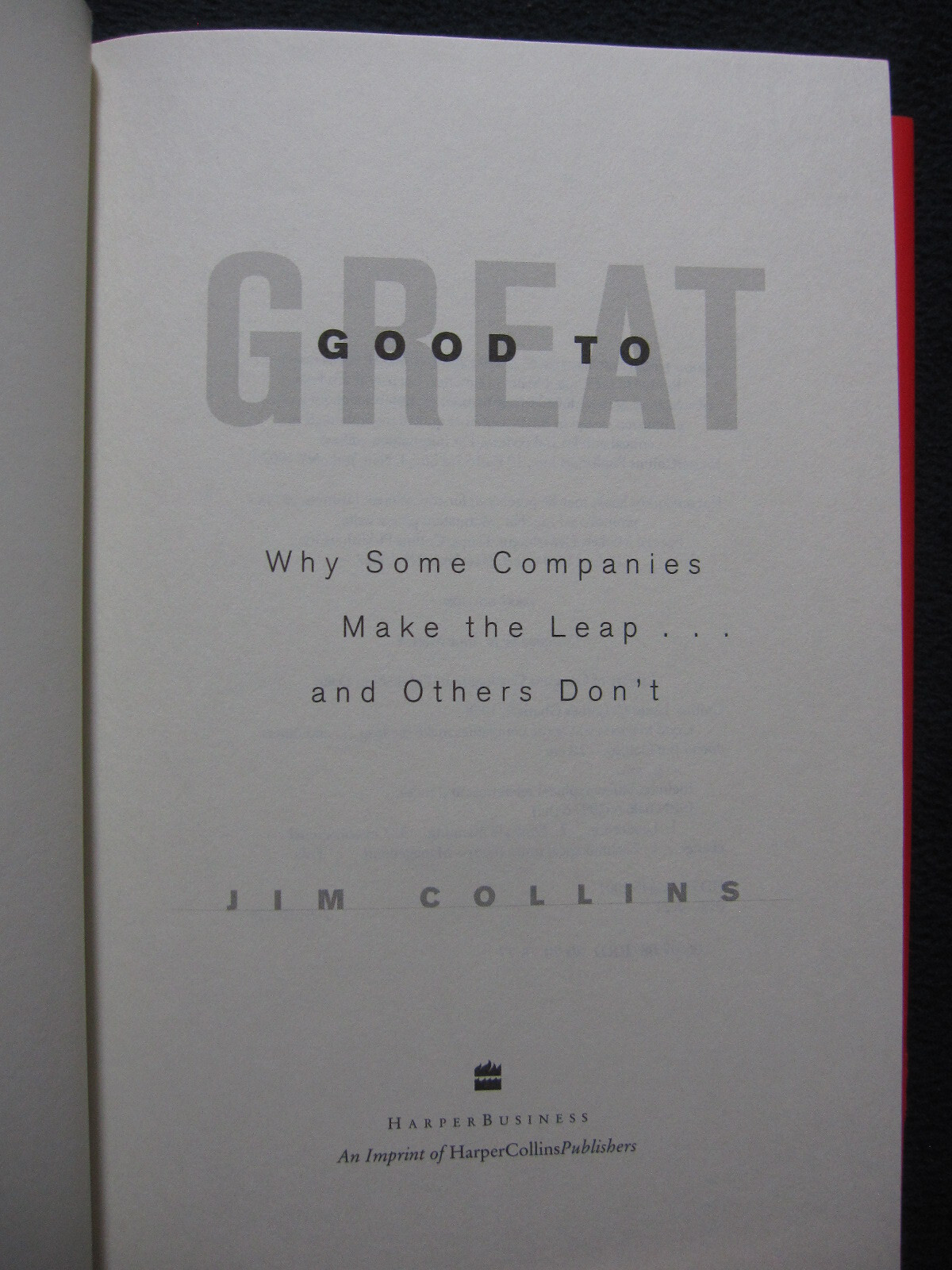 Jim Collins Built to Last and Good to Great [Hardcover] Includes Shipping