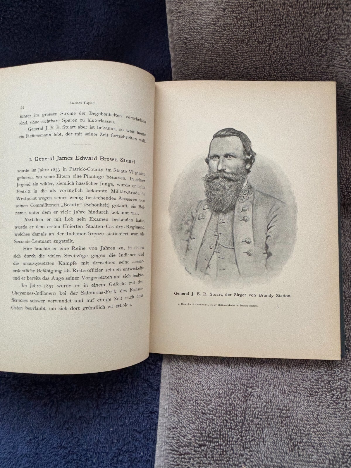 Great Cavalry Battle of Brandy Station by Von Borcke / J. Scheibert…1893 Copy
