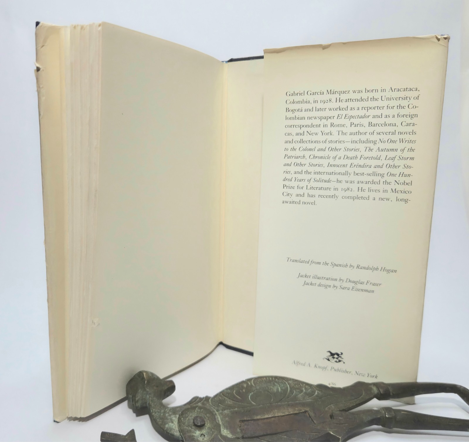 Story of a Shipwrecked Sailor Gabriel García Márquez 1986 First Edition/Pr HC$DJ