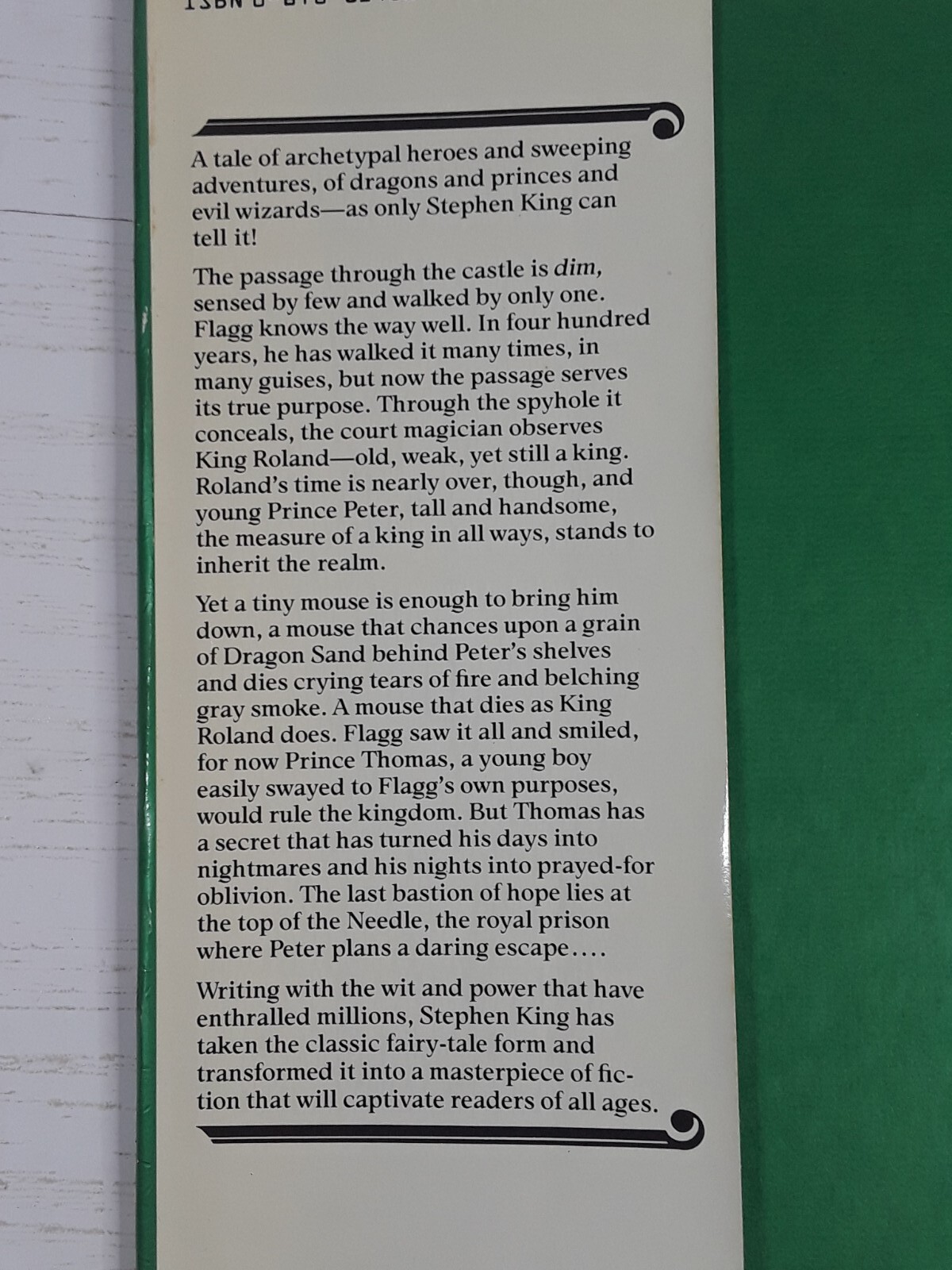 The Eyes of the Dragon Strephen King HB/DJ 1987 First Edition First Printing
