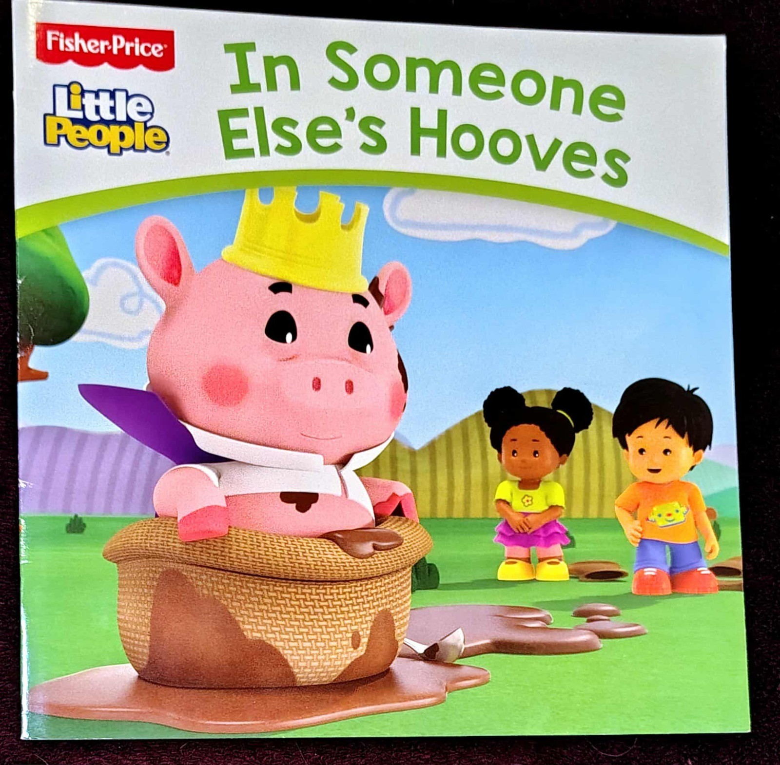 Fisher-Price Little People In Someone Else’s Hooves Pig kids picture story book