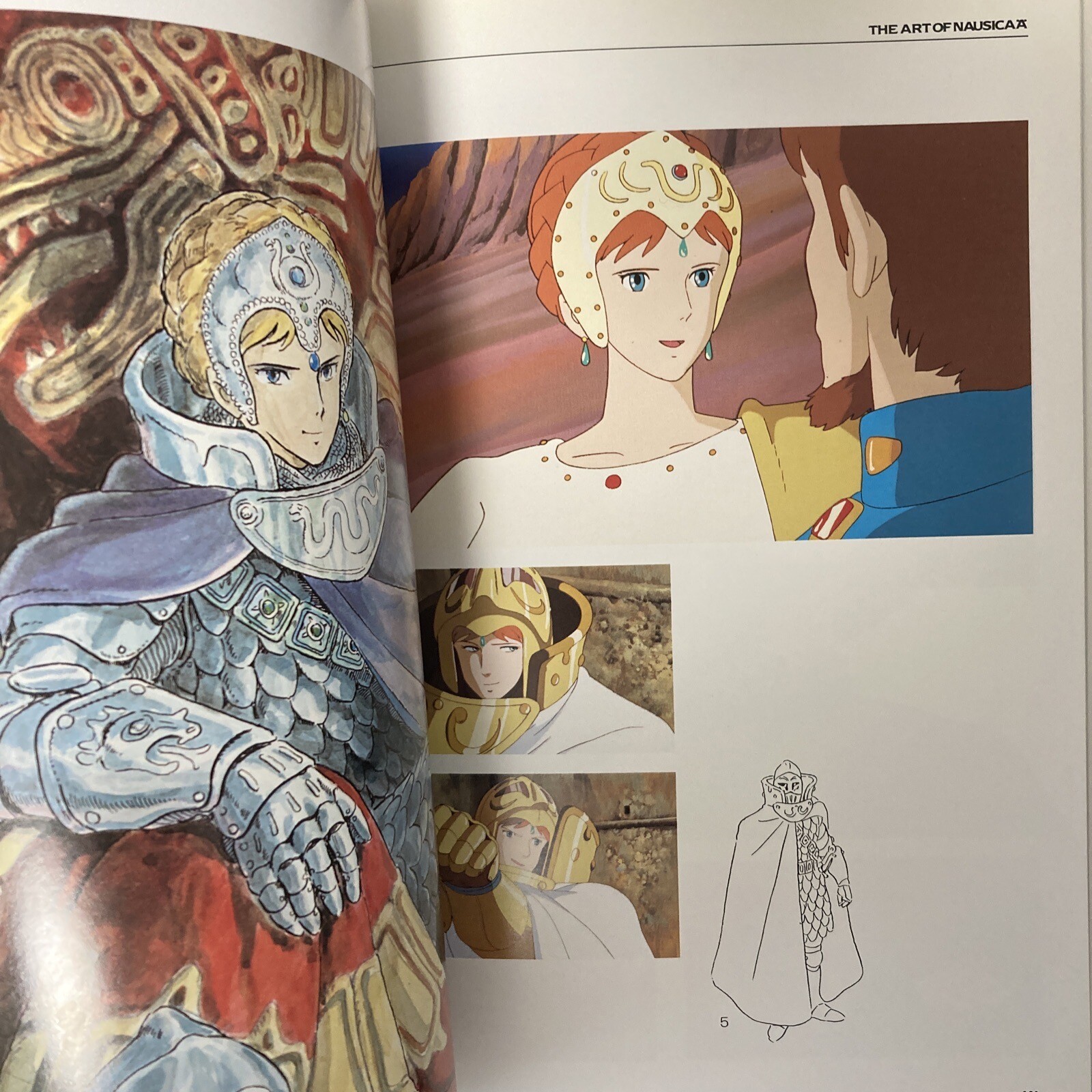 THE ART OF NAUSICAA Hayao Miyazaki Art Book Illustration