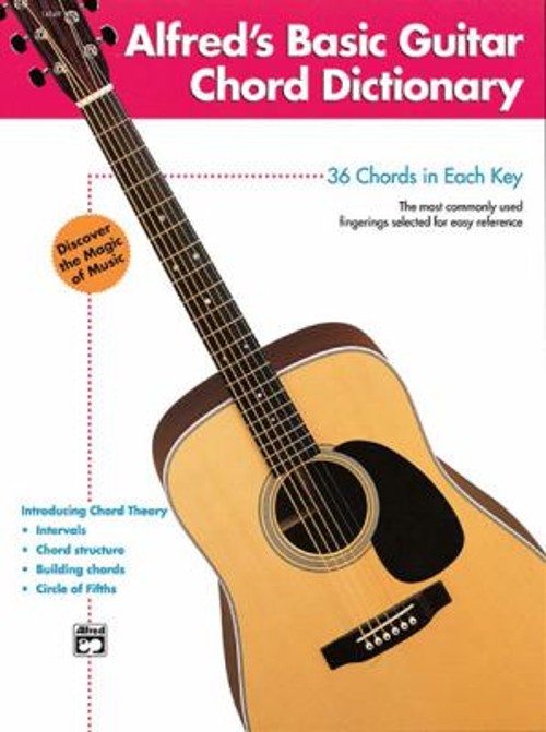 Alfred’s Basic Guitar Chord Dictionary Paperback Morton Manus