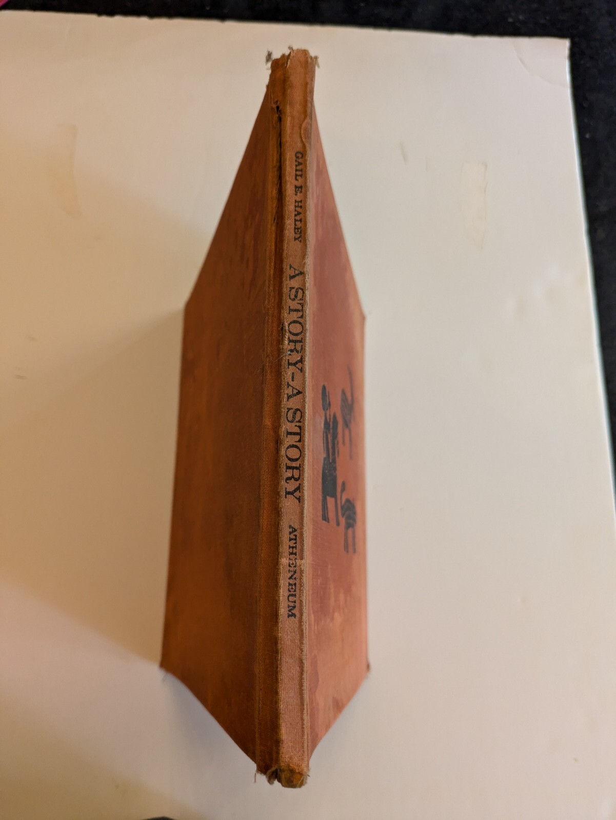 A Story A Story Gail E Haley African Tale Retold 1970 RARE First Edtion Atheneun