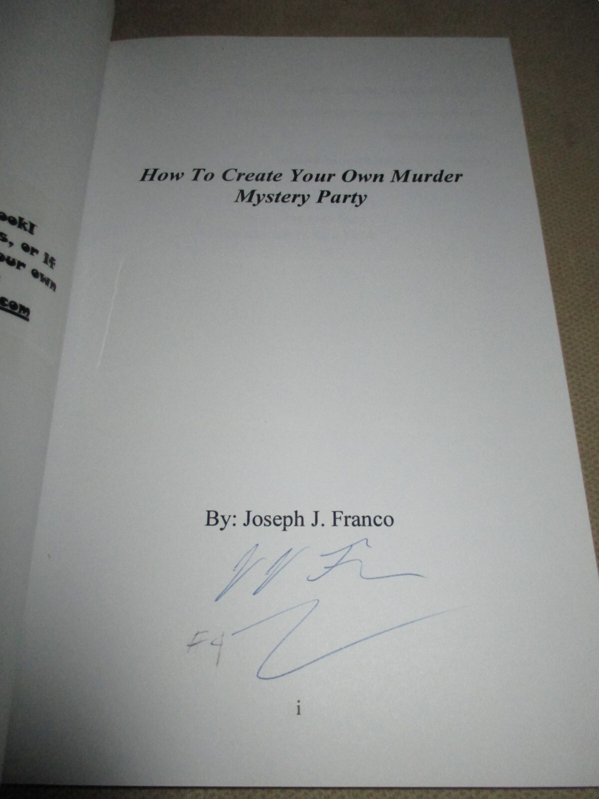 How To Create Your Own Murder Mystery Party – Adult Party Games – Signed