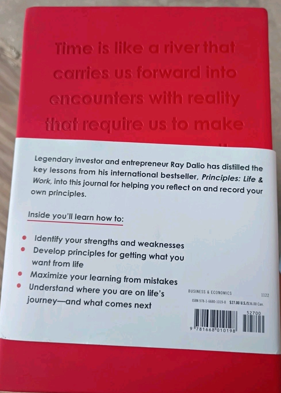 Principles: Your Guided Journal By Ray Dalio