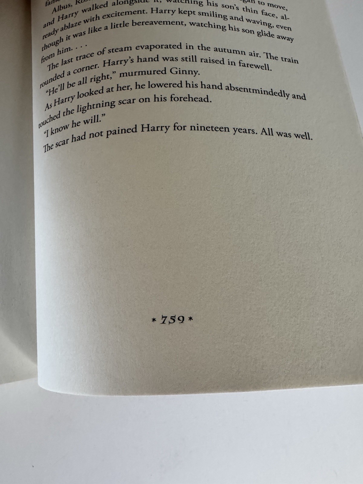 Harry Potter -the DEATHLY HALLOWS First Print Edition Hardcover – Error 759