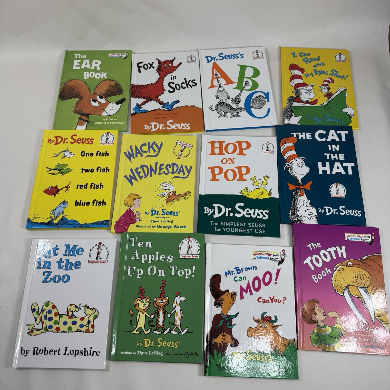 Bright & Early Beginner Dr Suess Books Dr Suess Lot Of 14 READ ALL