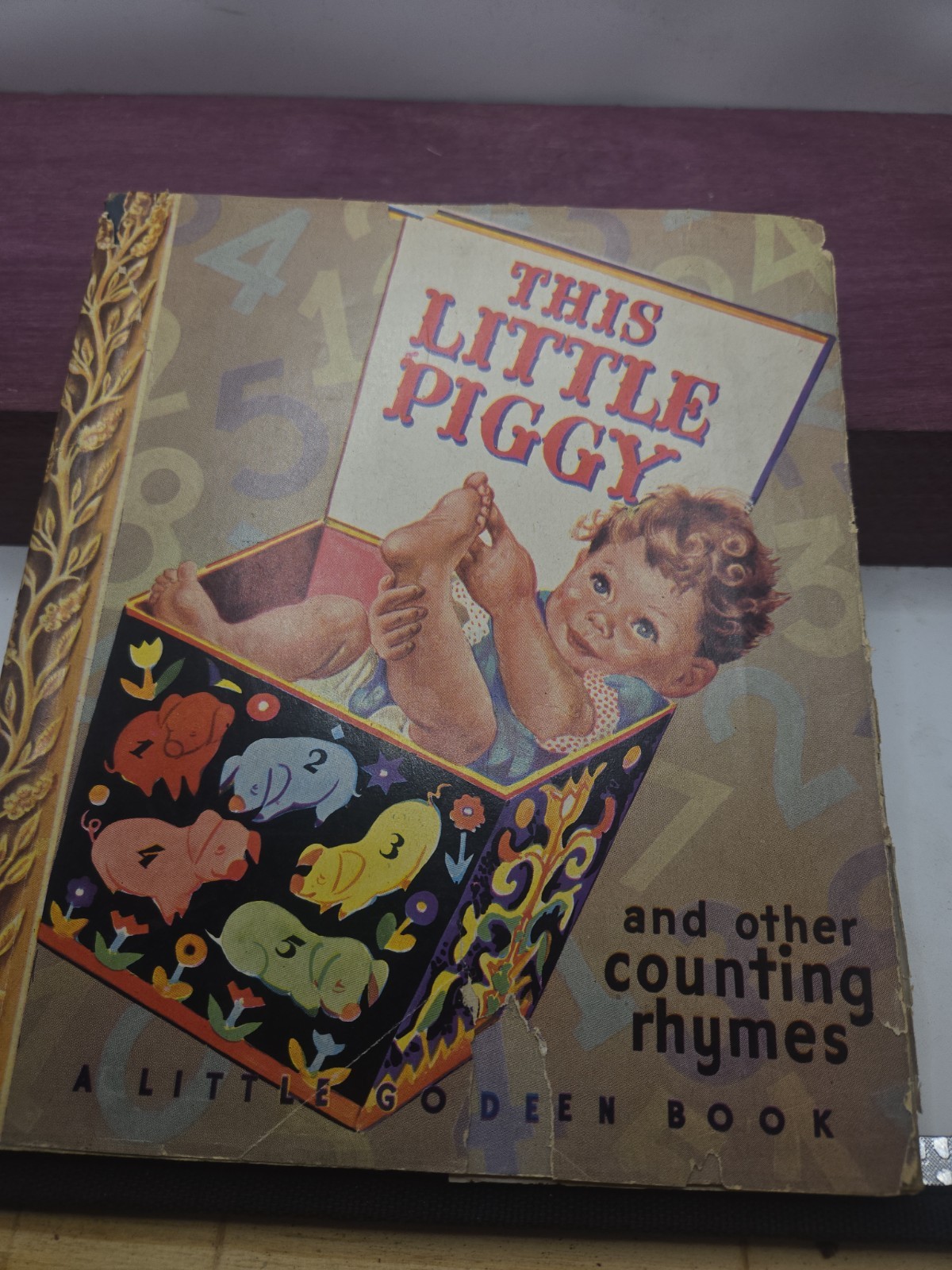 This Little Piggy and Other Counting Rhymes #12 Little Golden Book Early Printin