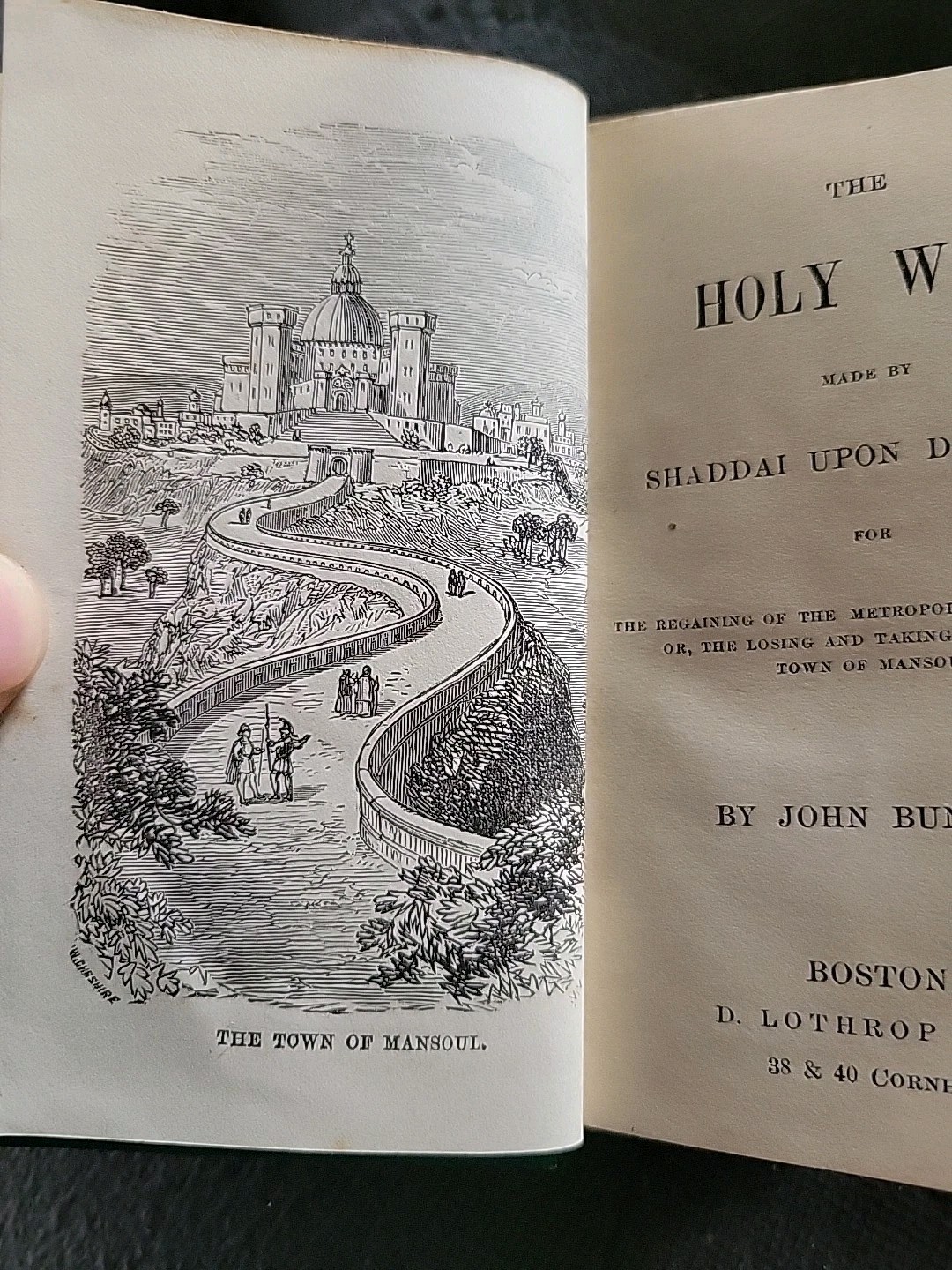 The Holy War by John Bunyan Moody Press Vintage Good Condition