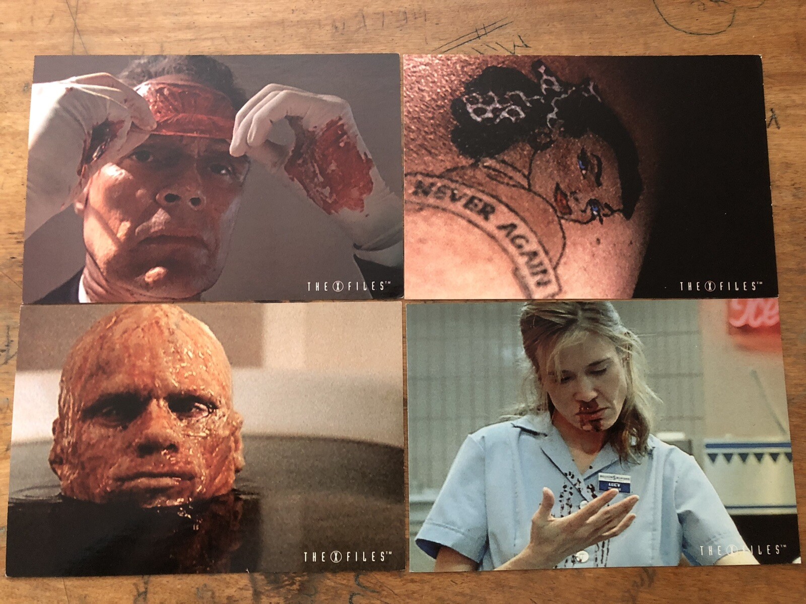 Lot of 21 The X-Files Postcards Unused 1997 Unexplained Phenomena Scully Vintage