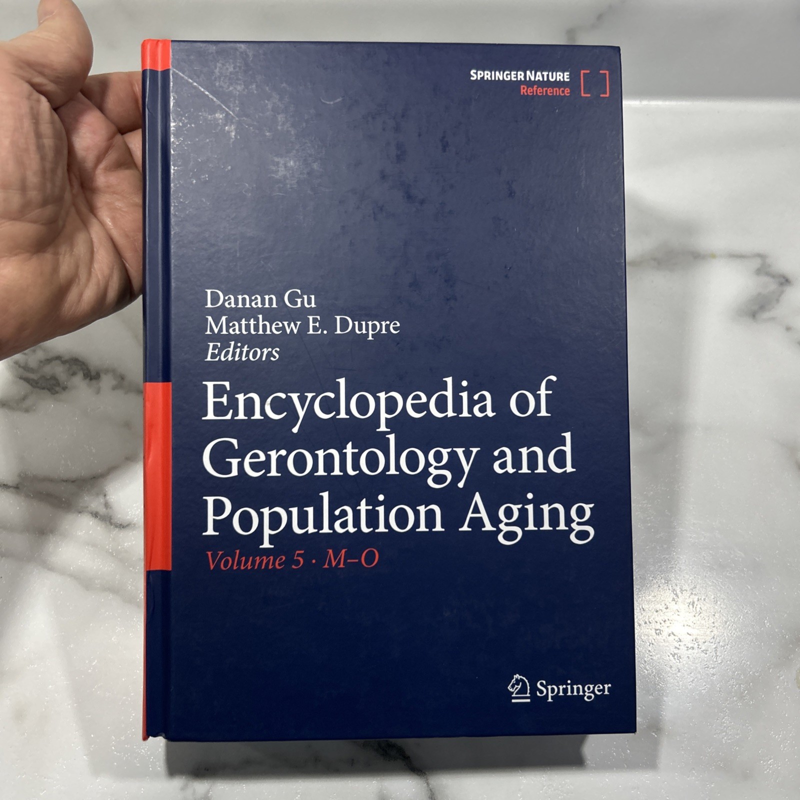 Encyclopedia of Gerontology and Population Aging Volume 5 M-O Hardcover Like New