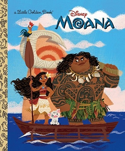 Moana Little Golden Book (Disney Moana) by Hitchcock, Laura, Acceptable Book