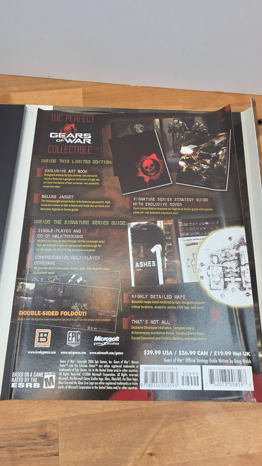 Gears of War Limited Edition Strategy Guide by BradyGames XBOX 360