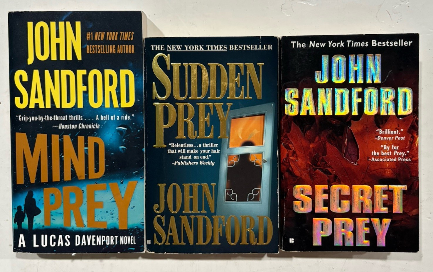 36 Book Lot Complete Lucas Davenport “PREY” Series #1-35+1 JOHN SANDFORD Set