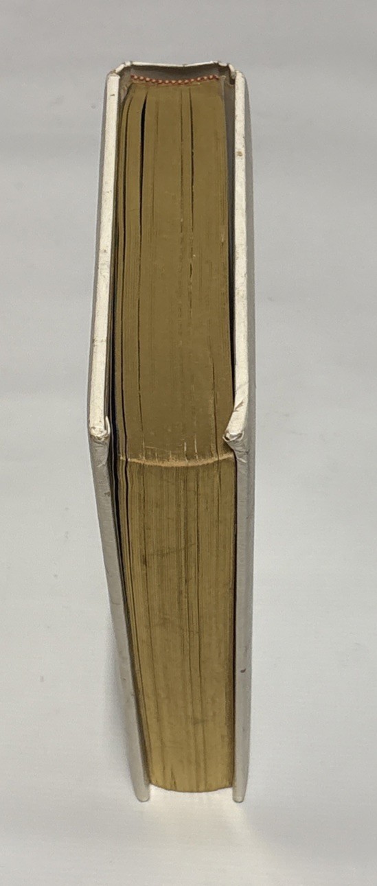 vintage large white-and-gold Family Bible, King James Version