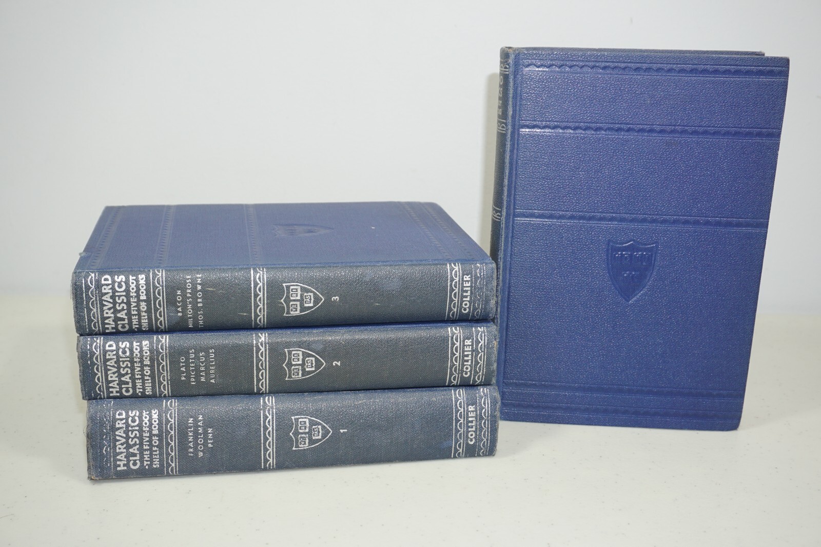 Harvard Classics 5 Foot Shelf Of Books Collier Blue Single Volume Selection