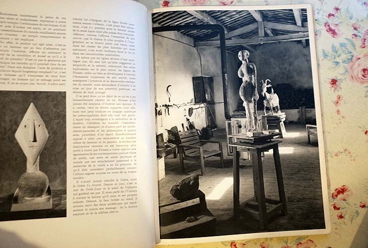 49787/Special Feature Pablo Picasso Paris Art Magazine With 3 Lithographs Verve