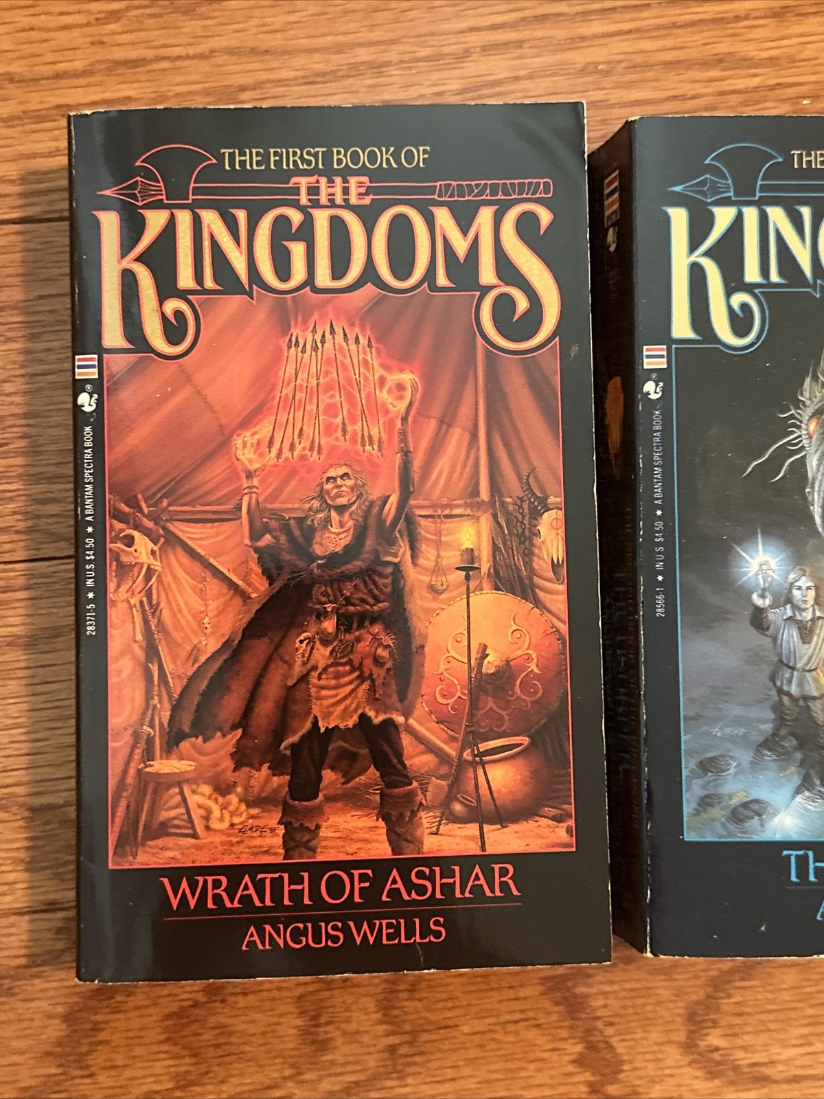 Angus Wells THE KINGDOMS Wrath of Ashar, Usurper, Way Beneath 1ST Edition Books