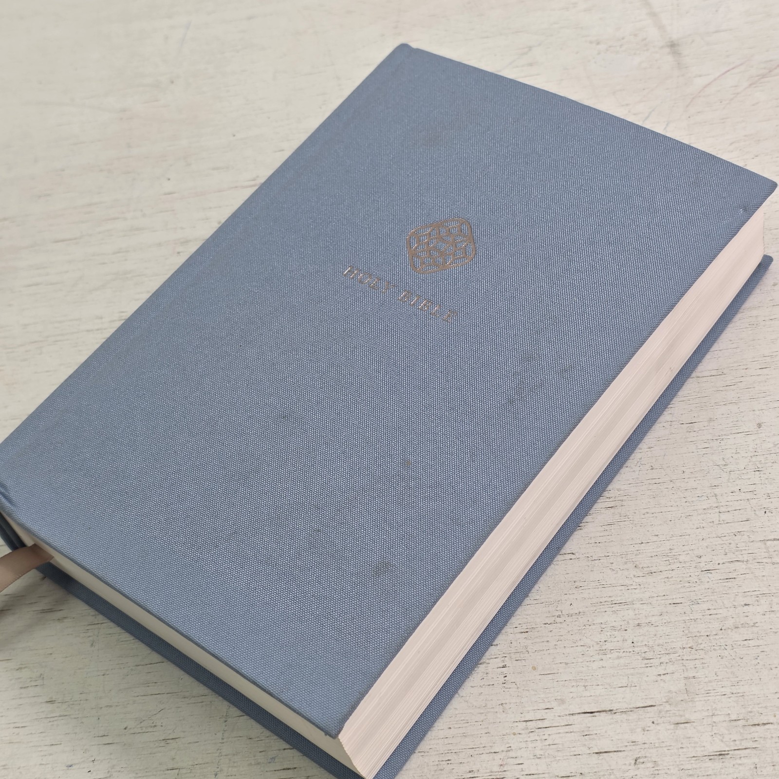 NRSV Catholic Bible Press Blue Note Taking Journal Cloth Board Canvas Hardcover