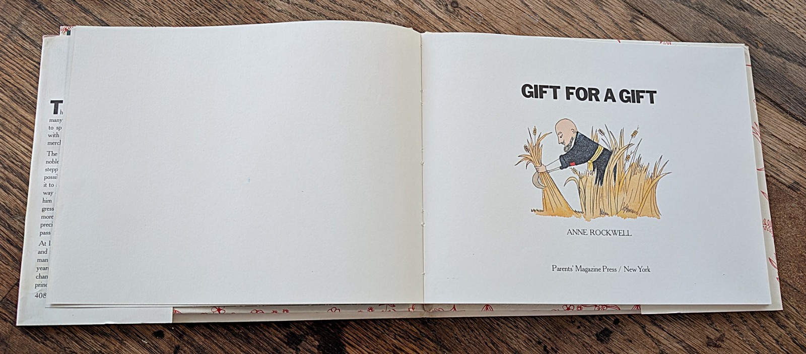 VTG 1974 GIFT FOR A GIFT Anne Rockwell Hardcover w/DJ