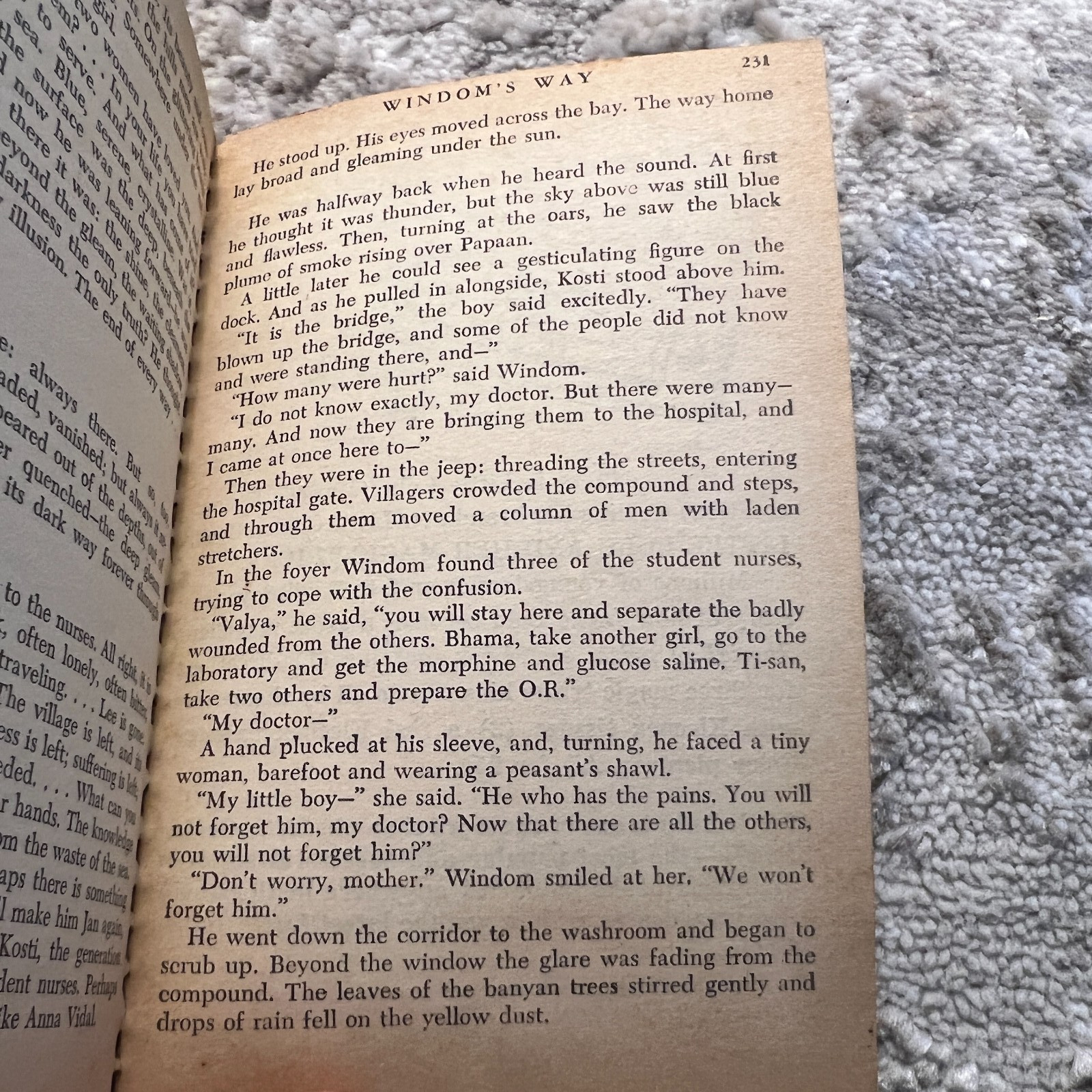 Windom’s Way Medical Romance Paperback by James Ramsey Ullman Pocket Books 1954