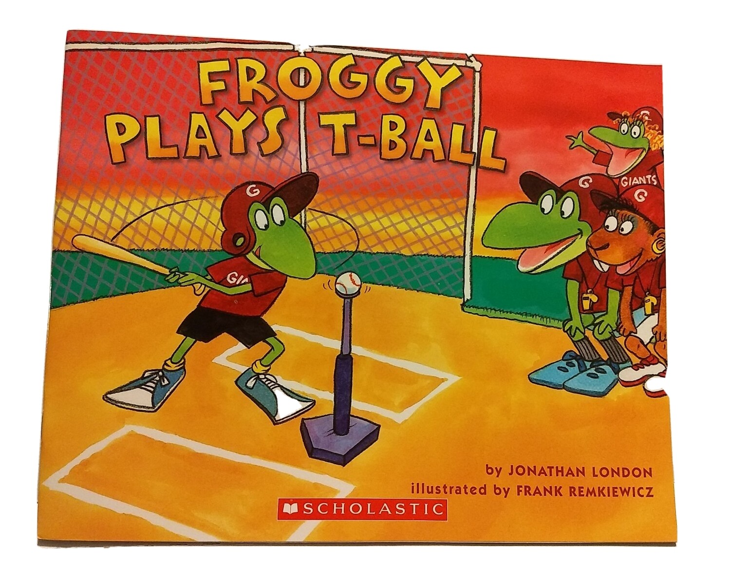 Froggy Plays T-Ball Children’s Paperback By Jonathan London HG34