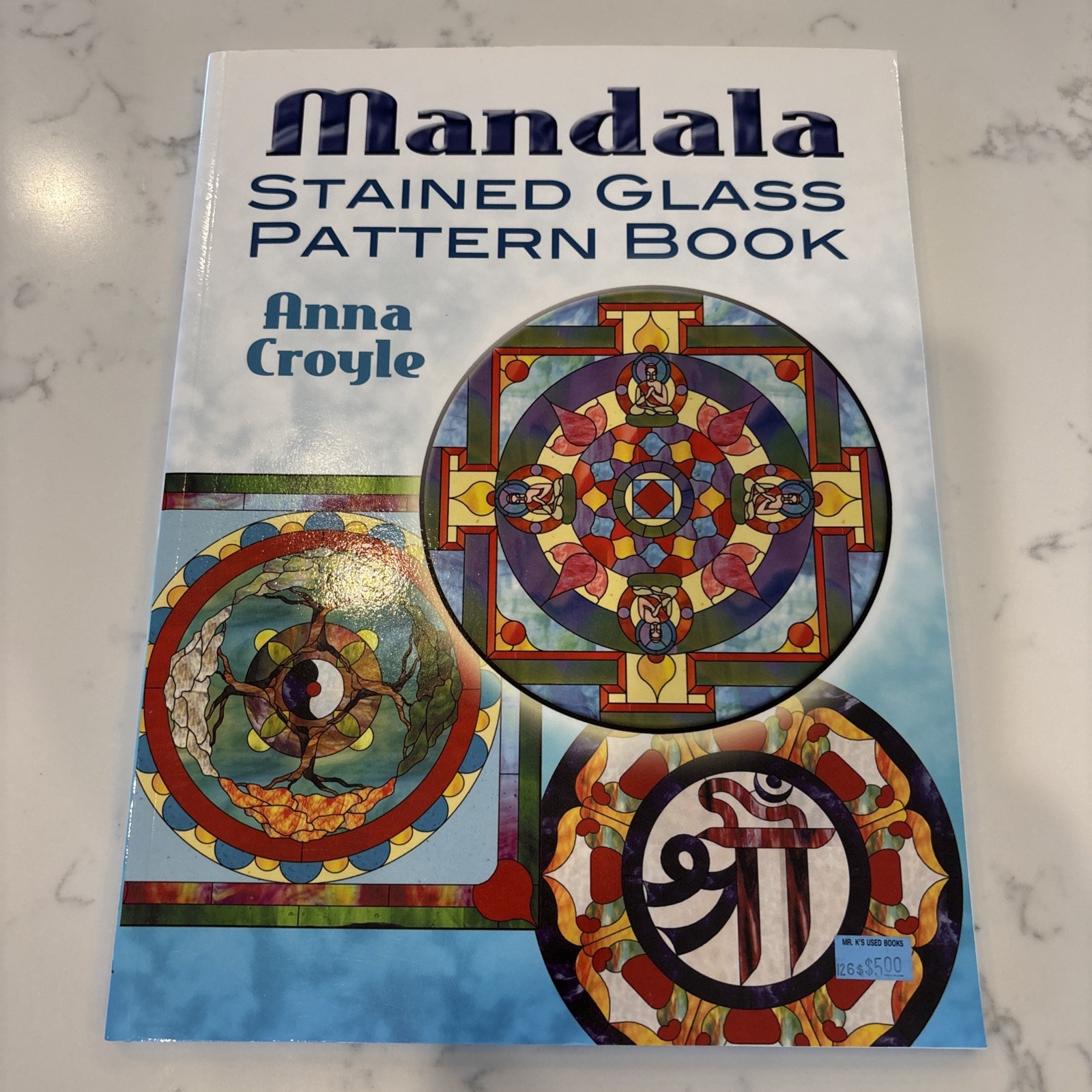 Adult Coloring Book Mandala Stained Glass Patterns 2008 New Blank 60 Pages