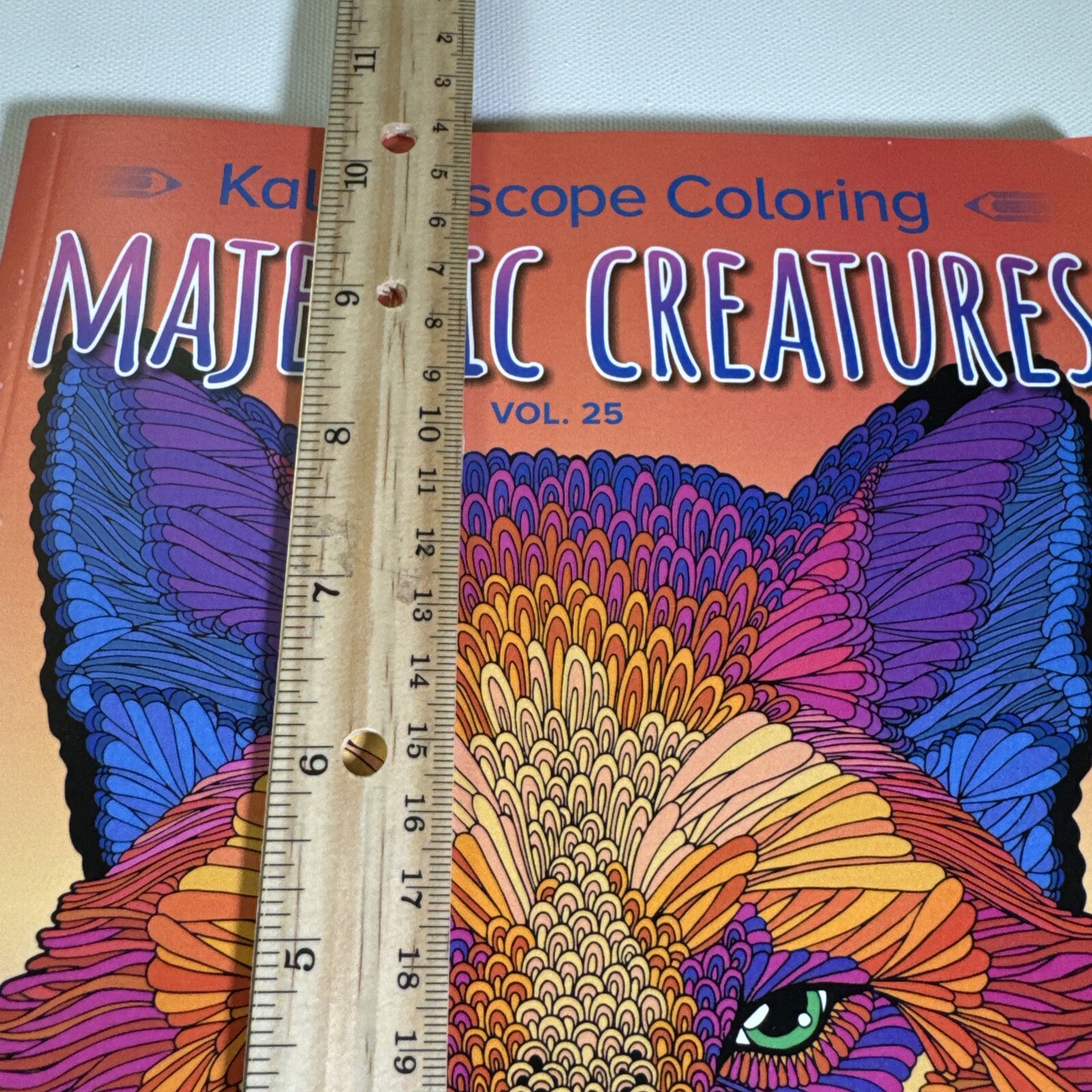 Kaleidoscope Coloring Book NEW Majestic Creatures 47 Prints Vol 25