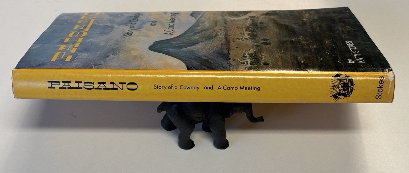 (SIGNED) Paisano; Story of a Cowboy and by Katy Stokes HBDJ 1ST 1980 VERY GOOD