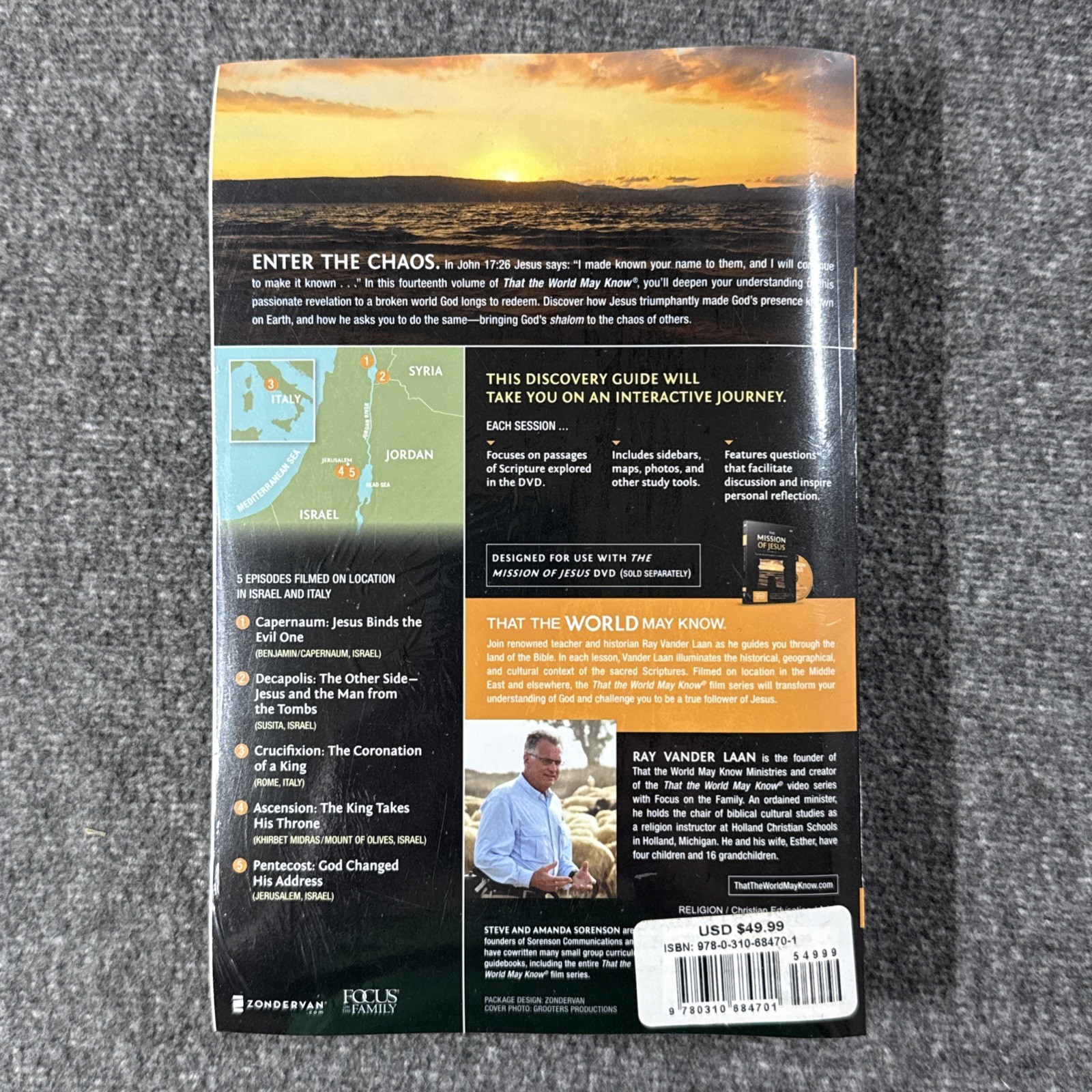 The Mission of Jesus Discovery Guide & DVD (Study Pack) by Ray Vander Laan