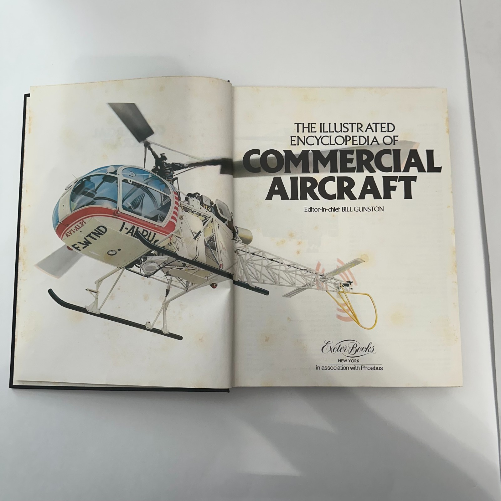 1983 Illustrated Encyclopedia Commercial Aircraft Bill Gunston Aviation Exeter